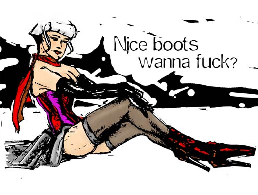Nice Boots Wanna Fuck?
